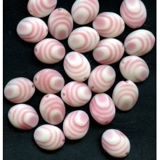 VINTAGE SWIRLED MATTE PINK PANCAKES