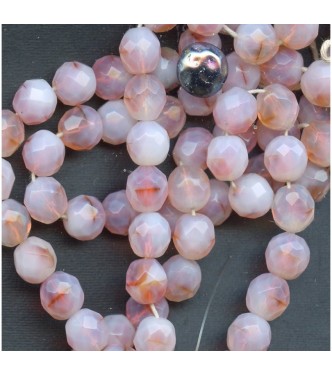 VINTAGE FACETED OPALESCENT GIVRES