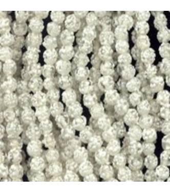 VINTAGE JAPAN WHITE SNOW BEADS