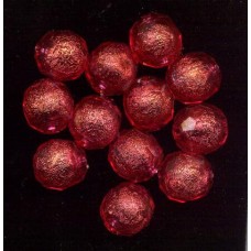 VINTAGE LUCITE FACETED RASPBERRY BALLS
