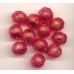 VINTAGE LUCITE FACETED RASPBERRY BALLS
