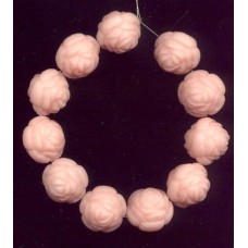 VINTAGE WEST GERMAN LUCITE PALE PINK ROSES MED