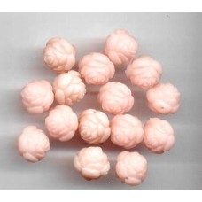 VINTAGE WEST GERMAN LUCITE PALE PINK ROSES SM