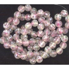 VINTAGE FROSTED PINK & CLEAR MILLIES