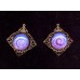 VINTAGE OPALESCENT FILIGREE DROPS