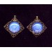 VINTAGE OPALESCENT FILIGREE DROPS