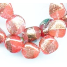 VINTAGE VENETIAN PINK CORAL & AVENTURINE