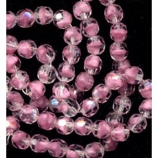 VINTAGE WG SPARKLING PINK FACETED GIVRES