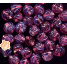 VINTAGE RASPBERRY OPALESCENT SWIRLS