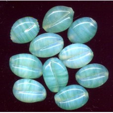 VINTAGE OPLAESCENT LIGHT TEAL SWIRLS