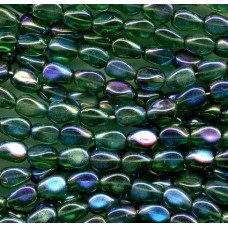 VINTAGE WEST GERMAN IRIDESCENT AB GREEN