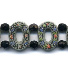 VINTAGE 1920'S TWO HOLE FLORALS