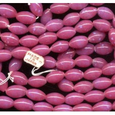 VINTAGE JAPAN  MAUVE JELLY BEAN BEADS