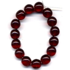 VINTAGE GARNET GLASS GLOBES