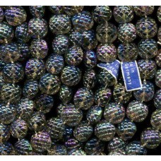 VINTAGE WEST GERMAN IRIS BLUE WAFFLES