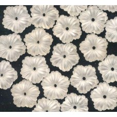 VINTAGE FROSTED GLASS FLOWERS