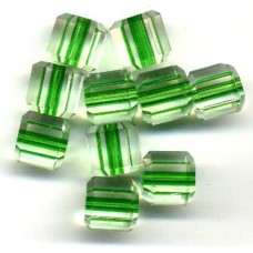 VINTAGE EMERALD FACETED SPARKLERS