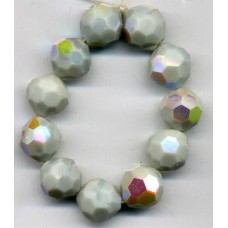 VINTAGE PEARL GRAY AB CZECH CRYSTALS