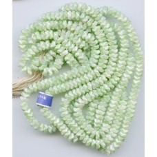 VINTAGE WG MINTY RUFFLED RONDELLS