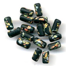 VINTAGE JAPAN FROSTED BLACK MILLIES