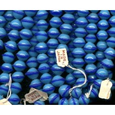 VINTAGE JAPANESE BLUE & SAPPHIRE SATURN BEADS