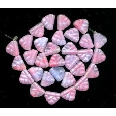 VINTAGE WG PINK & BLUE DROP BEADS