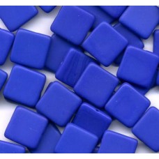 VINTAGE MATTE COBALT DECO SQUARES