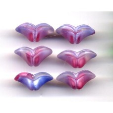 VINTAGE FROSTED FLOWER BEADS