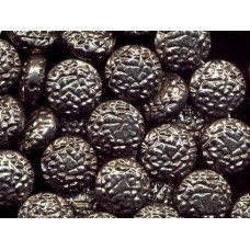 VINTAGE TEXTURED SILVER GLASS TABS