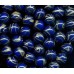 VINTAGE JAPAN COBALT PLANET EARTH BEADS