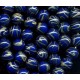 VINTAGE JAPAN COBALT PLANET EARTH BEADS