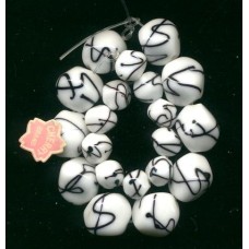 VINTAGE SWIRLED LAMPWORK NUGGETS