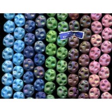 Vintage West German Crater Beads