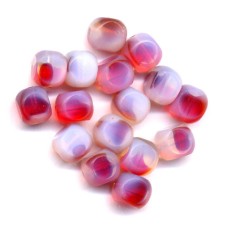 VINTAGE OPALESCENT WINDOW BEADS