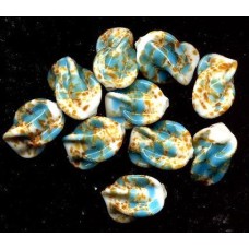 VINTAGE LAMPWORK RUFFLE BEADS