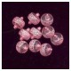 VINTAGE WEST GERMAN LUCITE PINK LACE BEADS