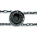 VINTAGE EGYPTIAN REVIVAL GUNMETAL SCARAB BELT