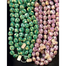 VINTAGE JAPANESE FAT LITTLE PANCAKE BEADS