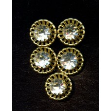 VINTAGE SWAROVSKI STONES SET IN BRASS