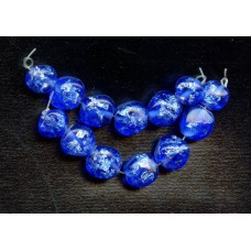 VINTAGE COBALT BLUE SPARKLING FOILS