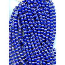 VINTAGE SPARKLING COBALT BEADS 
