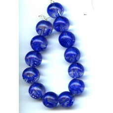 VINTAGE WEST GERMAN COBALT BEADS