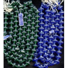 Vintage West German Iridescent lantern beads