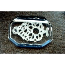 Beautiful Vintage clear glass pendant