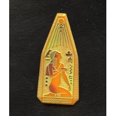 EGYPTIAN REVIVAL GOLDENROD FOCAL PENDANT