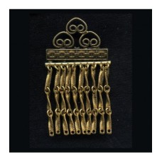 BEAUTIFUL VINTAGE BRASS BROOCH