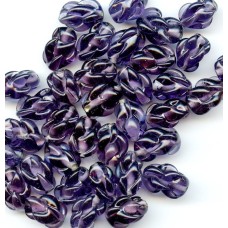 VINTAGE PURPLE LAMPWORK KNOTS