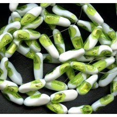 VINTAGE VENETIAN WHITE AND LIME FOIL