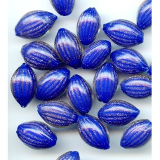 VINTAGE VENETIAN COBALT FOOTBALLS (Small)