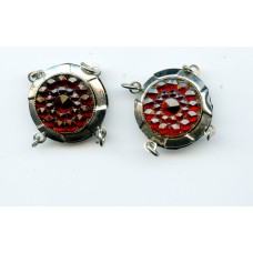 VINTAGE RUBY RED CENTERPIECES